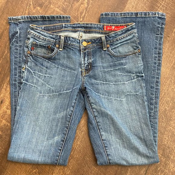7 For All Mankind Bootcut Jeans - Size 30x32 - Picture 4 of 10